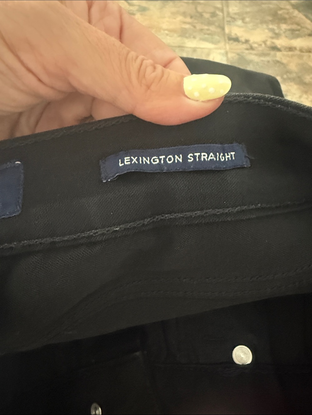 Charter Club Black Straight Jeans - Picture 3 of 4